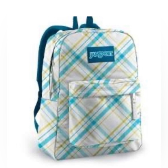 Jansport Bags Jansport Classic Backpack In White Plaid Os Poshmark